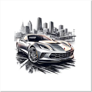 Chevrolet Corvette Posters and Art